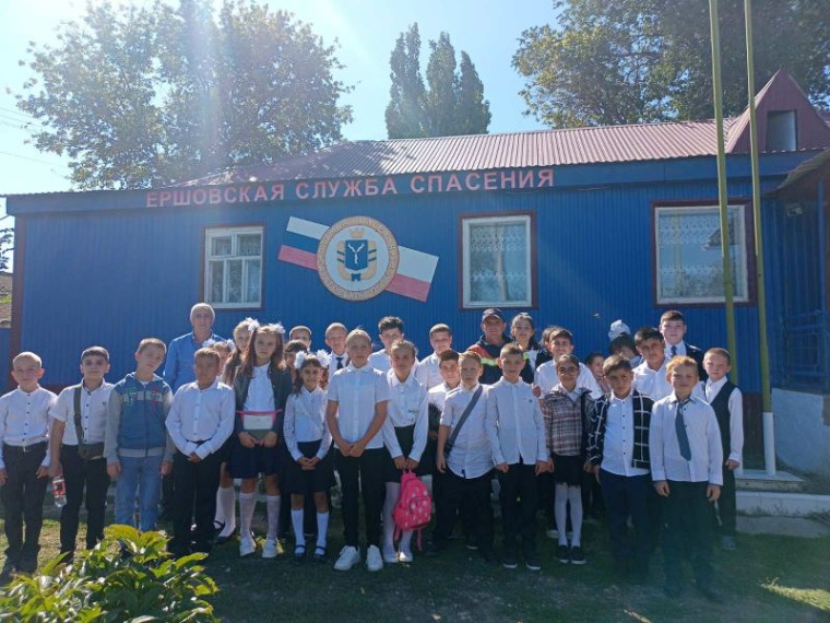 Экскурсия в отделение «Зональной поисково-спасательной службы» г. Ершова.